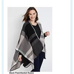 Maurices Black Plaid Rauna